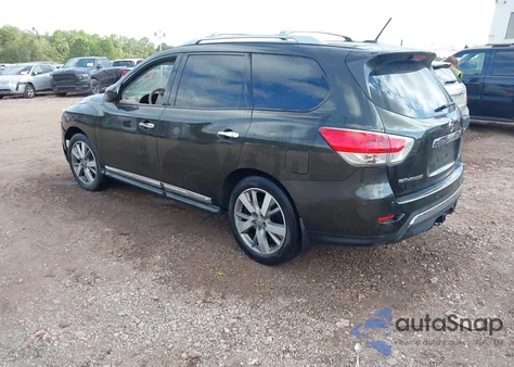 2015 Nissan Pathfinder Platinum from USA, damaged, VIN 5N1AR2MN7FC682938